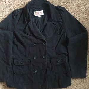 Mossimo Supply Co. Double-Breasted Jacket In Black
